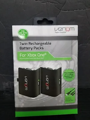 Venom Xbox One Rechargeable Battery Twin Packs (NiMH 700mAh)*NEW*SEALED* • $11.24