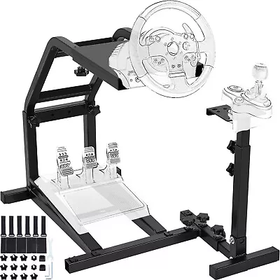 Racing Simulator Cockpit Adjustable Racing Wheel Stand For Logitech G25 G27 G29 • $79.99