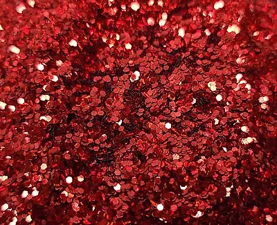 Extreme Red Tri Holographic Metal Flake Glitter 0.015 .015 Resin Epoxy • $19.86