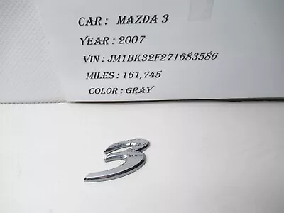 2004 - 2009 Mazda 3 Trunk Emblem Badge BN8V OEM • $10