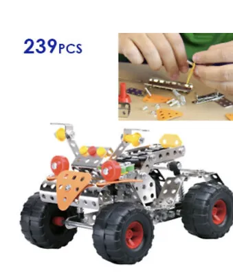 All-terrain Vehicle Metal Construction Toy Set 239 Piece NEW • $8.21