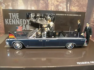 1/43 Minichamps Lincoln Continental  Presidential Parade KennedyBrandAdenauer • $149.99