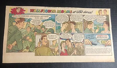 1940’s WWII Soldiers “Vaseline Hair Tonic” Newspaper Comic Ad 14.5x7.5” • $18