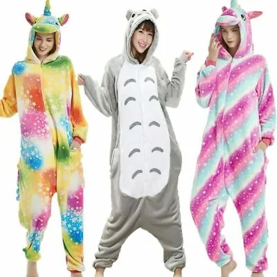 $20.99 • Buy Unisex Adults Animal Xmas Kigurumi Pajamas Cosplay Sleepwear Costumes Jumpsuit
