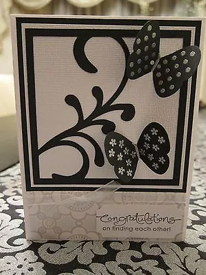 Stampin Up Butterfly Punch Embossed Handmade Greeting Card (YOU PICK GREETING) • $2.75