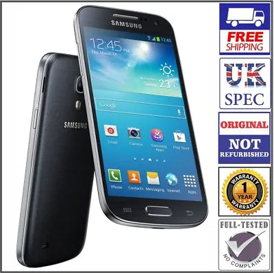 Samsung Galaxy S4 Mini GT-I9190 - 8GB - Black (Unlocked) Smartphone  • £22.99