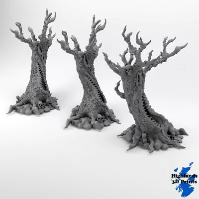 Vomiting Trees Scatter Terrain Tabletop Gaming DnD  3DPrint 32/28/20/15/10mm • £6.79