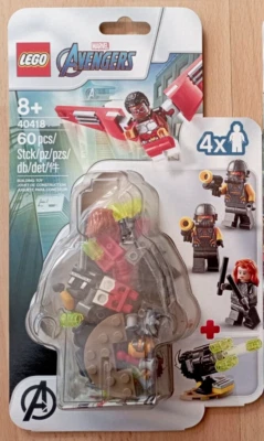 £8 • Buy Lego Marvel Avengers 40418 Falcon & Black Widow Team Up - New & Sealed