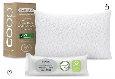 NEW Coop Home Goods Original Loft Pillow Queen Size Bed Pillows For Sleeping • £43.36