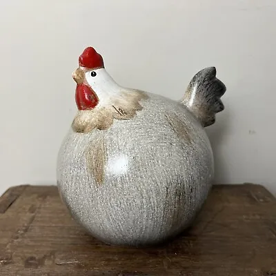 Rustic Chicken Ornament - Farmhouse Cockerel / Hen Ornament - Country Kitchen • £15