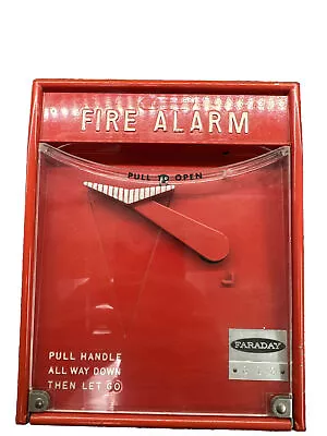 Vintage RARE  Faraday Coded Fire Alarm Pull Station 140070 10501-1301 3-1-2 • $139.99