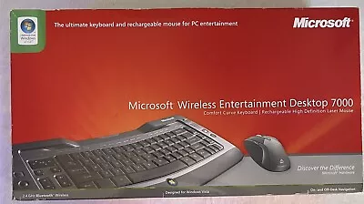 Microsoft Wireless Entertainment Desktop 7000 • $60