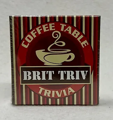 Brit Triv Trivia Quiz - Coffee Table Trivia - Party Game - NEW/SEALED • £2.99