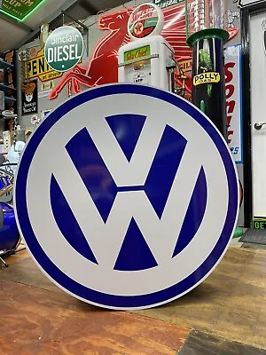 Antique Vintage Old Style Volkswagen VW Sign • $375