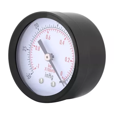 $11.58 • Buy 0~-30inHg 0~-1bar 50mm Mini Dial Vacuum Pressure Gauge Meter Manometer