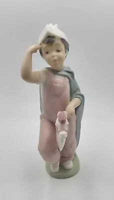 Lladro Golden Memories LITTLE CONQUISTADOR Boy On Hobby Horse Matte Daisa 1991 • $62.97