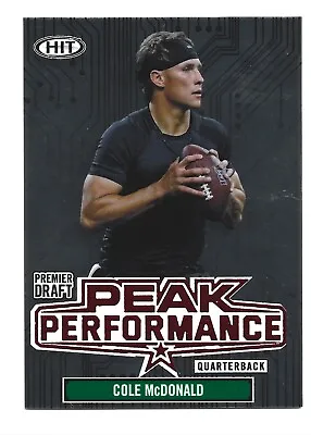 2020 Sage Hit Peak Performance Silver PKCM Cole McDonald Hawaii Rainbow Warriors • $3.99