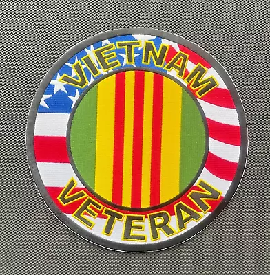 Vietnam Veteran 10 Inch Back Patch Army Marines Navy Air Force Navy Coast Guard • $12.99