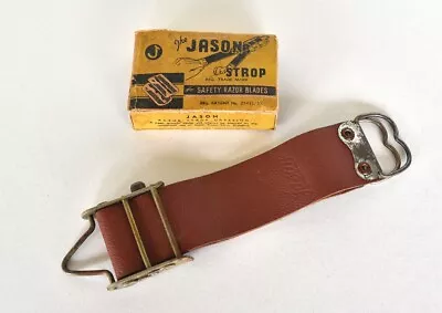 Vintage The Jason Safety Razor Blade Strop Sharpener Meik Bros Australian Made • $45