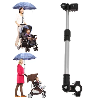 $12.44 • Buy Adjustable Plastic Baby Stroller Pram Umbrella Stretch Stand Holder AU