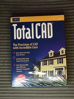 Total Cad The Precision Of CAD With Incredible Ease (PC CD ROM 1997) New Sealed • £14.95