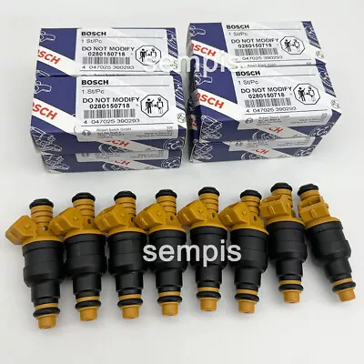 8Pcs Upgrade Fuel Injectors OE 0280150718 For F150 F250 F350 4.6L 5.0L 5.4L 5.8L • $108.02