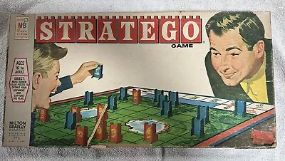 Stratego Vintage Board Game 1970 By Milton Bradley 4916 • $8.99