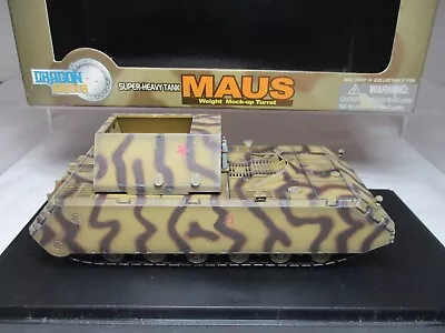 Dragon Armour 1/72 MAUS Super Heavy With Mock-Up Turret Boblingen 1944 60157 • $17.43