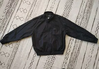  Members Only Black Bomber Jacket Medium • $24