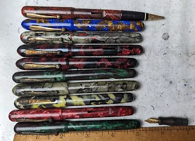 Conklin Spencerian All American Vintage Fountain Pen Lot Unfinished From Factory • $18.50