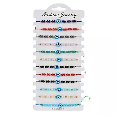 12 Pulseras De Mal De Ojo Pulseras Mexicanas De Ojo Brazalete De Amuleto • $13.85