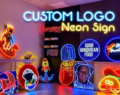 Custom Made Neon Sign LED  Light For Business Home Bar Wedding Birthday LOGO • $32.62