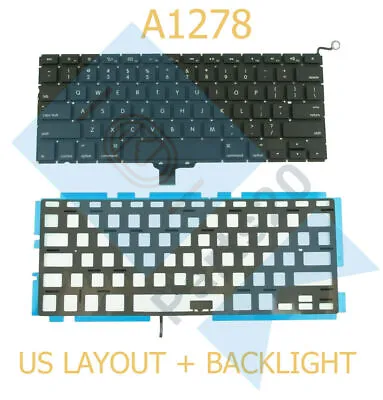 For Apple MacBook Pro A1278 2009-2012 13” US Layout Laptop Keyboard & Backlight • $17.01