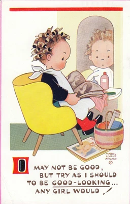 £2 • Buy MABEL LUCIE ATTWELL I May Not Be Good But I Try Valentines # 6142 Used 1963
