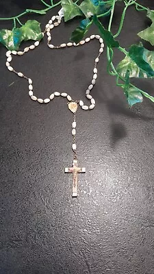 Vintage Rosary Beads And Cross Lourdes. • £12