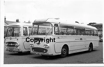 Wallace Arnold WA MYJ765 AEC Reliance Plaxton Dickson Coach B&W Bus Photo • £1.10