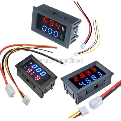 DC 100V 10A/50A Voltmeter Ammeter Dual LED Digital Volt Amp Meter Gauge 3/4bit • $1.68