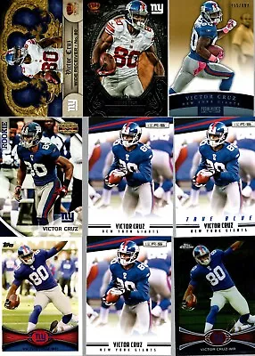 Victor Cruz Collection  94 Cards 54 Different Cards  Book Value $92 • $15