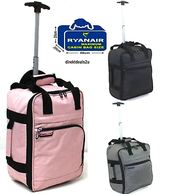 40x25x20cm Ryanair Under Seat Travel Bag Hand Luggage Suitcase Cabin Trolley Bag • £18.99