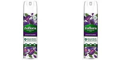 £9.50 • Buy 2 X Zoflora Disinfectant Mist Spray Midnight Blooms 300ml.-Free Delivery