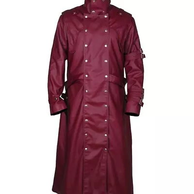 Vash Stampede Cosplay Costume Iconic Red Anime Leather Trench Coat • $175