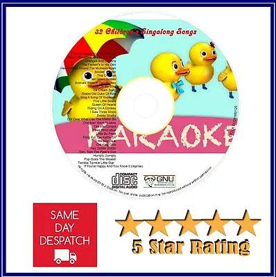 £6.95 • Buy Nursery Rhymes SING-ALONG SONGS ON CD FREE POSTAGE