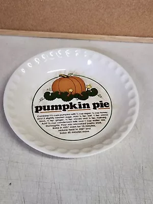 Mount Clemens Pottery 11” Pumpkin Pie Plate Dish  Server • $0.99