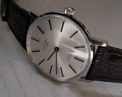 Rotary Vintage Gents Watch Runs Spares Repairs Swiss Excellent  • $12.62