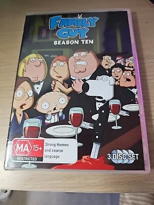 Family Guy : Season 10 (DVD 2010) - VGC - Region 4 • $4