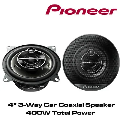 £25.50 • Buy PIONEER TS-G1030 10cm 4  10cm 400W PAIR CAR SPEAKERS 3WAY Coaxial Co Axial 