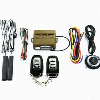 Car Ignition Switch Start Stop Keyless Entry System Push Button Remote Starter • $56.29