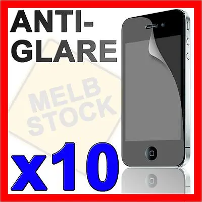 $1.95 • Buy 10 X Anti Glare Matte Screen Protector LCD Film Guard For Apple IPhone 4G 4S