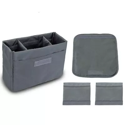 Thick Padded Photography Bag Dividers Organizer Camera Protective Bag  DSLR SLR • $24.08