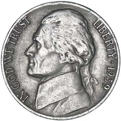 1939 D Jefferson Nickel Fine FN • $9.94